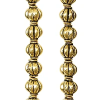 Gold Metal Lantern Beads, 8mm by Bead Landing™