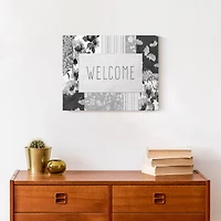 Spring Floral Patchwork 1 11" x 14" Canvas Wall Art