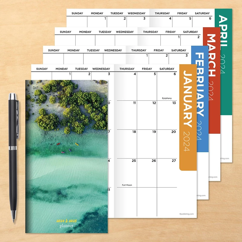 2024-2025 Lagoon View Monthly Pocket Planner