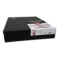 5 Pack 16" x 20" Black Canvas Super Value Pack by Artist's Loft®
