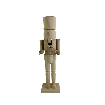 14" Drummer DIY Pinewood Nutcracker by Make Market®