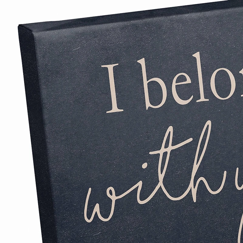 I Belong with You You Belong with Me Canvas Wall Art