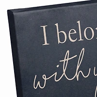 I Belong with You You Belong with Me Canvas Wall Art