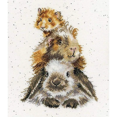 Bothy Threads Piggy In The Middle Counted Cross Stitch Kit 