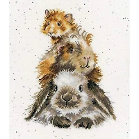 Bothy Threads Piggy In The Middle Counted Cross Stitch Kit 