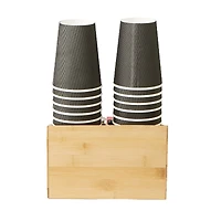 Mind Reader Brown 7 Compartments Coffee Condiment and Accessories Organizer