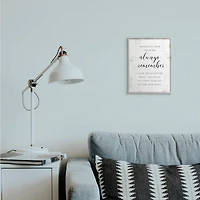 Stupell Industries Always Follow Your Heart Phrase Country Home Charm Framed Wall Art