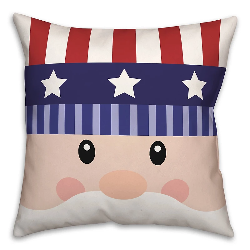 Uncle Sam Face Indoor/Outdoor Pillow