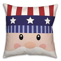Uncle Sam Face Indoor/Outdoor Pillow