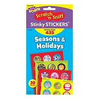 Trend Enterprises® Stinky Stickers® Seasons & Holidays Variety Pack, 2 Packs of 435ct.