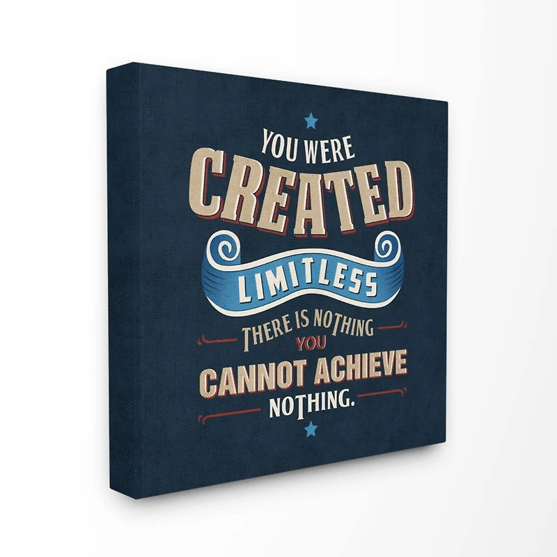 Stupell Industries You Are Limitless Inspirational Canvas Wall Art