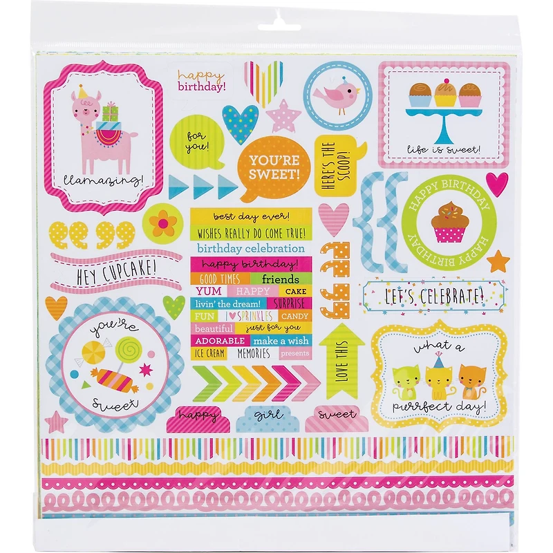 Doodlebug Design Inc.™ Petite Prints Hey Cupcake 12" x 12" Cardstock
