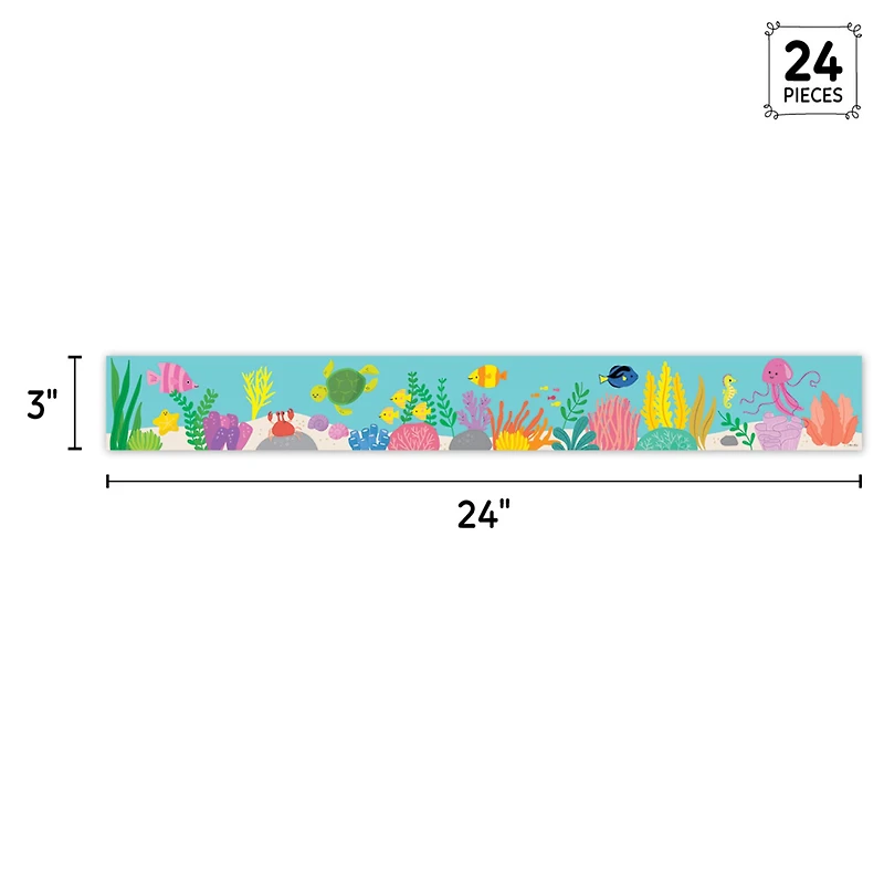 Creative Teaching Press® Sea Friends Under the Sea EZ Border, 48ft. Per Pack, 3 packs