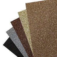 Metallic Glitter Cardstock Paper Pad by Recollections™, 4.5" x 7"