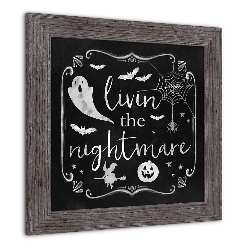 Living Nightmare Western Gray Framed Print