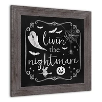 Living Nightmare Western Gray Framed Print