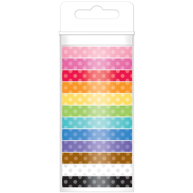 Doodlebug Design Inc.™ Monochromatic Polka Dot Washi Tape Set