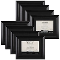 8 Pack: Black Rope 8.5" x 11" Document Frame with Mat, Graduation Collection by Studio Décor®