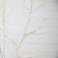 4ft. Pre-Lit White Twig Artificial Tree, Warm White LED Lights