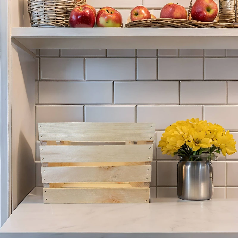 9.25" x 12.5" x 12.5" Pinewood Crate by Make Market®