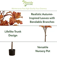 5ft. Autumn Oak Artificial Fall Tree