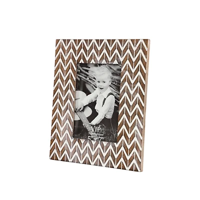 2 Pack Brown & White Modern 9" x 10" Frame