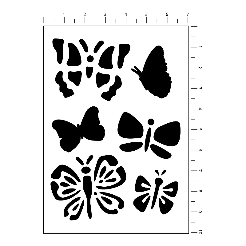12 Pack: Butterfly Icons Stencils by Craft Smart®, 7" x 10"