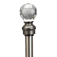 Home Details Crystal Ball Curtain Rod
