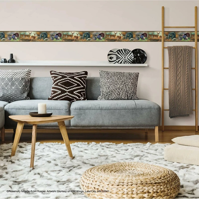 RoomMates Wildlife Medley Border