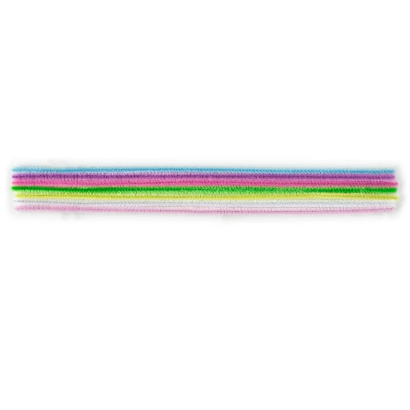 12 Packs: 100 ct. (1,200 total) Pastel Chenille Pipe Cleaners Value Pack by Creatology™