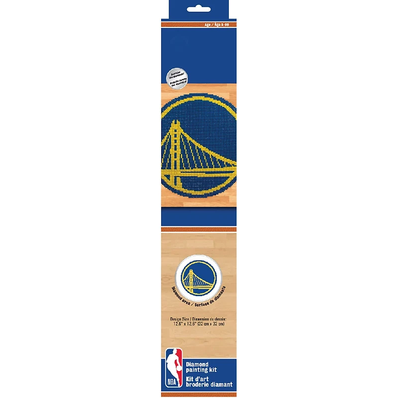 Camelot® Dots Intermediate NBA Golden State Warriors Diamond Painting Kit
