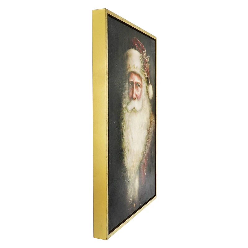 14.25" x 20" Holly Santa Claus Wall Décor by Ashland®