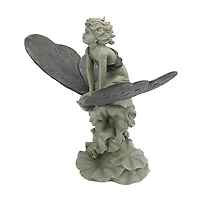 Design Toscano 18.5" A Fairy's Wondrous Butterfly Ride Statue