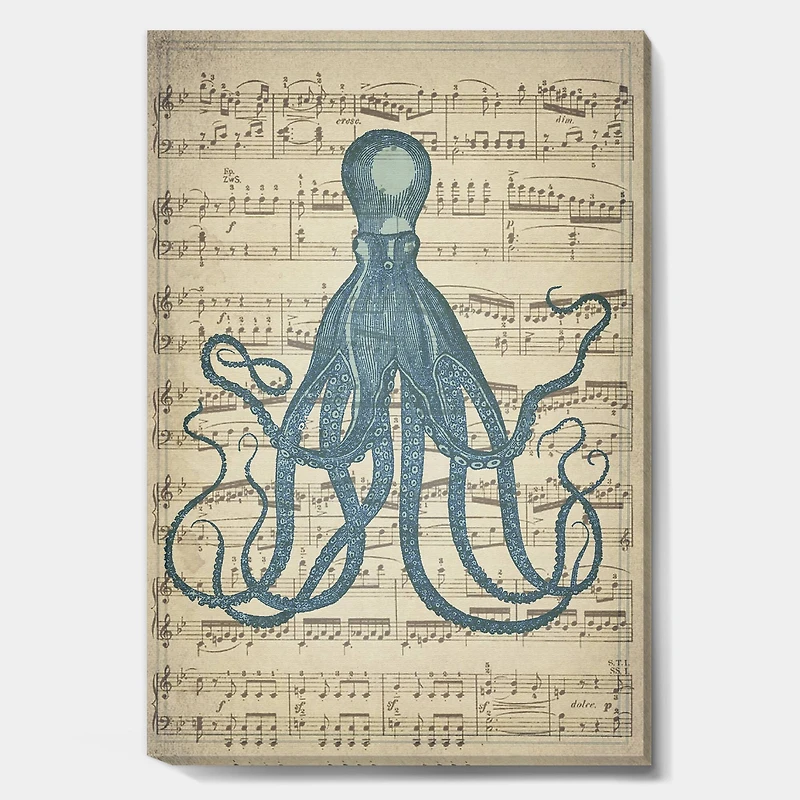 Designart - Octopus Music Score II