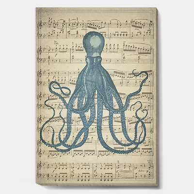 Designart - Octopus Music Score II