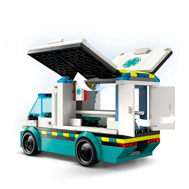 LEGO® City Emergency Ambulance Toy Truck Building Set 60451
