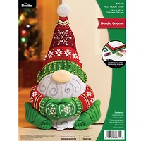 Bucilla® Nordic Gnome Felt Door Stopper Kit