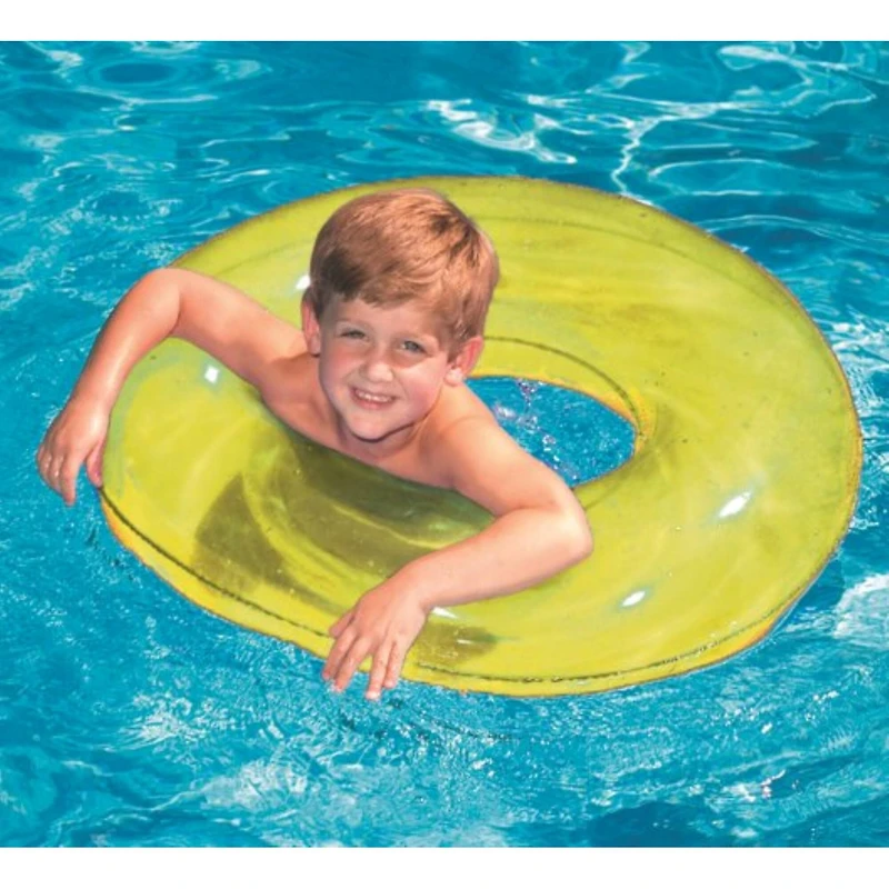 Swimline 30" Yellow Inflatable Swim Ring Tube Pool Float