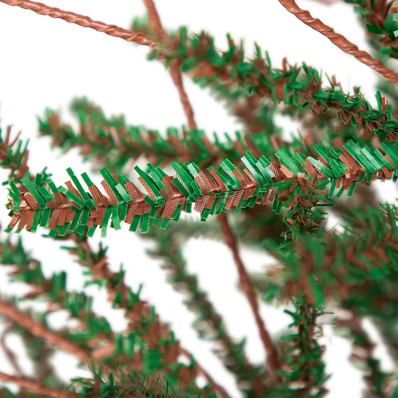 6ft. Unlit Two-Tone Warsaw Twig Artificial Christmas Tree with Stand