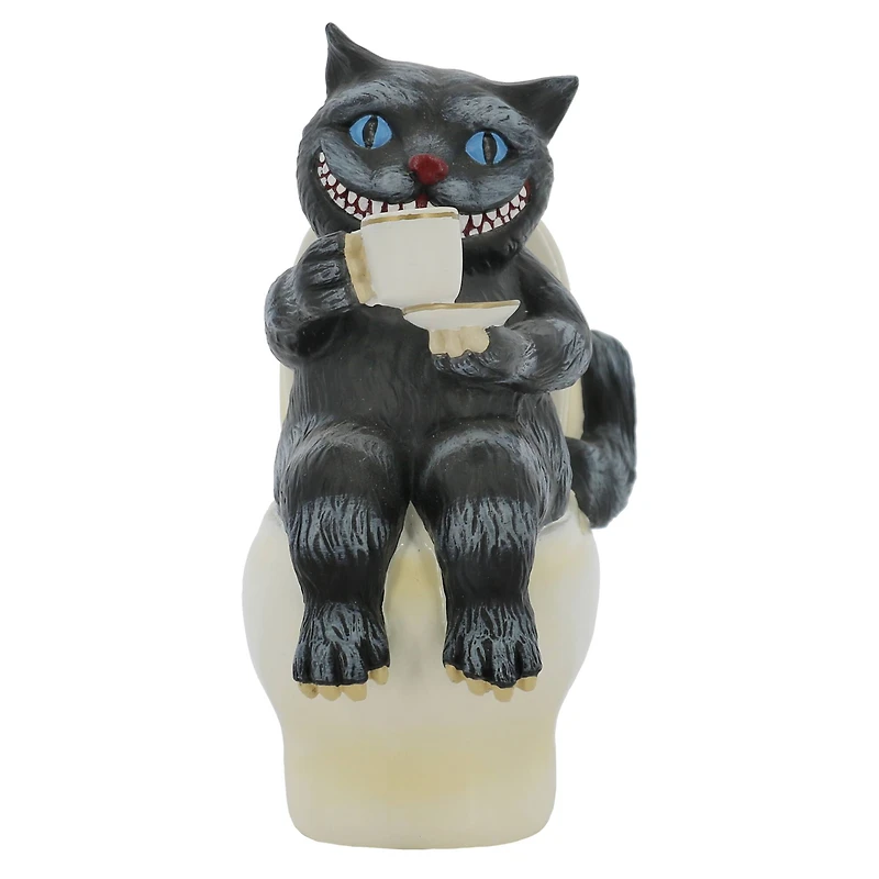 6" Cheshire Cat on a Toilet Tabletop Décor by Ashland®