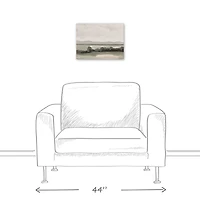 Soft Greige Landscape Canvas Wall Art