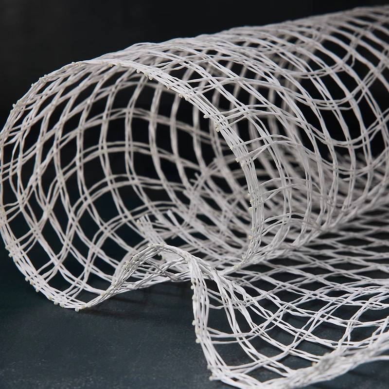 10" x 19ft. White Check Poly Burlap Mesh by Celebrate It™