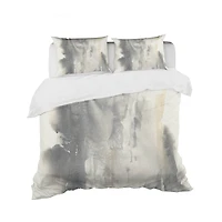 Designart 'Gold Glamour Direction II' Geometric Bedding Set