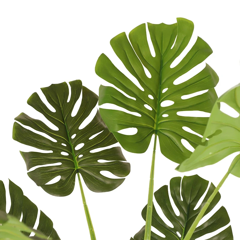 5ft. Artificial Tarovine Tree in White Decorative Pot