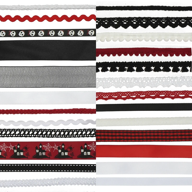 Red, Black & White Trim Bundle by Celebrate It™