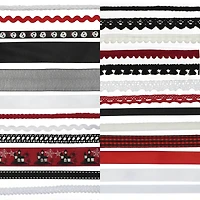 Red, Black & White Trim Bundle by Celebrate It™
