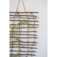 Hello Honey® Handmade Wood & Jute Wall Trellis