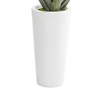 The Novogratz 3ft. Contemporary Style Succulent Artificial Foliage in White Pot