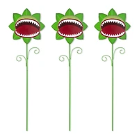 Glitzhome® 24"H Halloween Metal Chomper Yard Stake Set