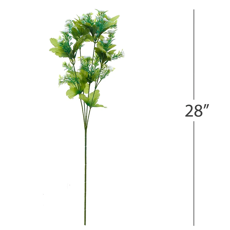 30" Mini Cream Queen Anne's Lace Stem by Ashland®